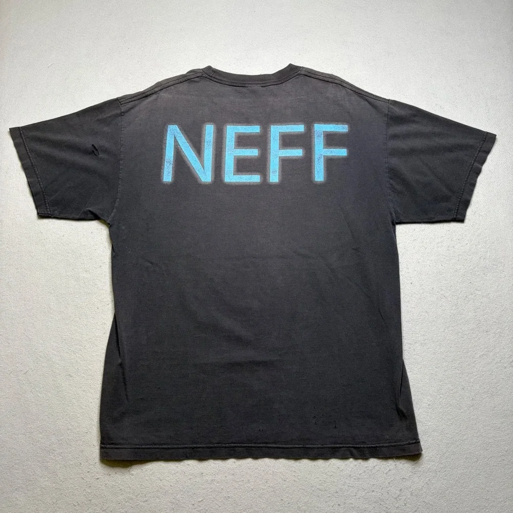 Neff T-Shirt Mens XL Black Welcome to Fabulous Neff 08-09 Distressed Vintage